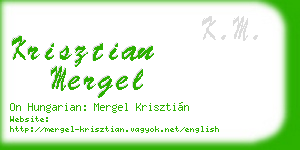krisztian mergel business card